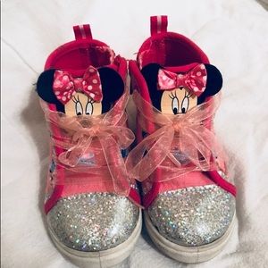 Minnie Mouse High top shoes.